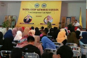 workshop kewirausahaan bertajuk I am Entrepreneur I am Digital 